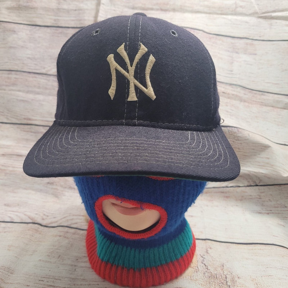 Vintage New York Yankees Hat Cap Fitted 7 1/4 Sports Specialties Pro Blue - Picture 7 of 7